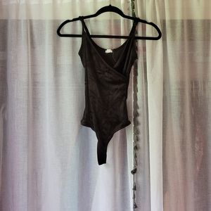 Velvet bodysuit